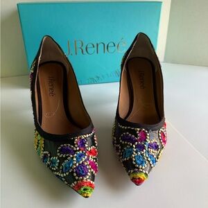 J Renee Colorful Shoes Pointed Heels